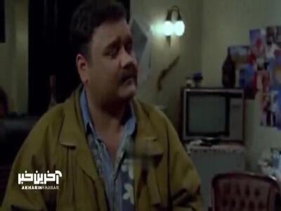  سکانسی از بازی زنده یاد اکبر عبدی در فیلم سینمایی «آدم برفی»
