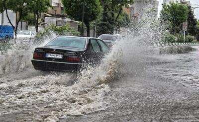  بارش شدید باران و آبگرفتگی معابر در سیستان و بلوچستان