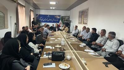  نشست تخصصی مدیرکل ورزش و جوانان مازندران با هیات های ورزشی شهرستان فریدونکنار