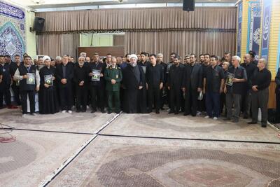  مراسم بدرقه خادمین موکب جنت الحسین (ع) شهرداری تبریز برگزار شد