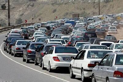  ترافیک سنگین در هراز و ورودی‌های تهران