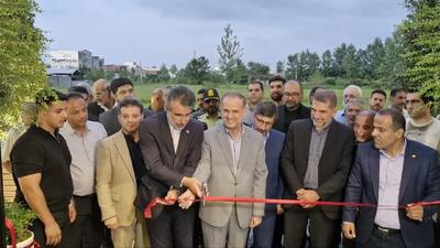 سالن ورزشی دیاموند در چمستان شهرستان نور افتتاح شد