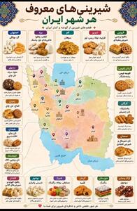 عکس/ معروفترین شیرینیهای شهرهای مختلف ایران