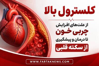  کلسترول بالا؛ از علت‌های افزایش چربی خون تا درمان و پیشگیری از سکته قلبی