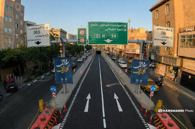  افتتاح زیر گذر میدان سپاه