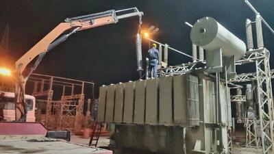 رفع آسیبدیدگی ترانس پست پتروشیمی آبادان بدون ایجاد خاموشی