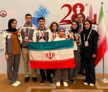  ۸ مدال شطرنج‌بازان ایران در مسابقات رده‌های سنی آسیا