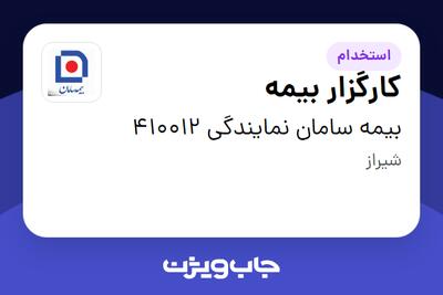 استخدام کارگزار بیمه در بیمه سامان نمایندگی 410012