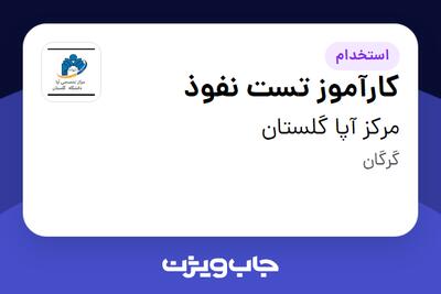  استخدام کارآموز تست نفوذ در مرکز آپا گلستان