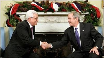خاطرات هاشمی: ابومازن، نخستوزیر دولت فلسطین، اکنون در آمریکا با جرج بوش ناهار خصوصی صرف میکند