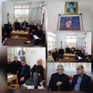  استاندار گیلان در سفر به صومعه‌سرا؛با پدر شهید اسماعیل ناصح نصیحت گو دیدار کرد