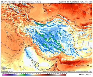  افزایش دمای مشهد تا ۳۸ درجه / هشدار هواشناسی درباره خیزش گردوخاک در خراسان رضوی