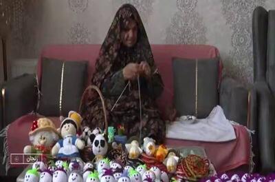  فیلم/ مادر سالخورده‌ای که دلش هنوز برای حسین می‌بافد
