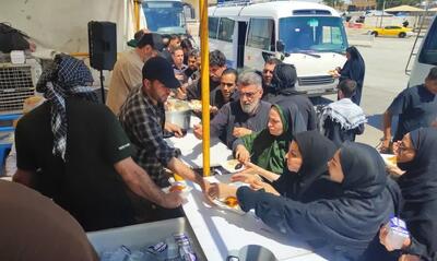 موکب اوقاف مازندران در سامرا میزبان زائران اربعین شد