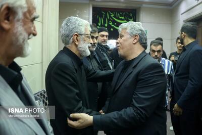  مهدی هاشمی در مراسم بزرگداشت دختر حدادعادل+ تصاویر