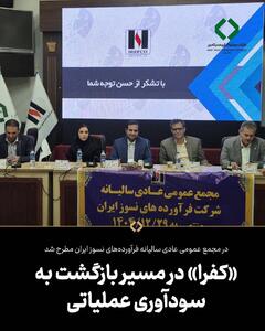  «کفرا» در مسیر بازگشت به سودآوری عملیاتی