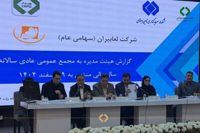 رشد ۵۰ درصدی درآمد عملیاتی «شلعاب»