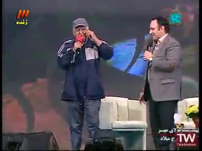 خاطره منشوری اکبر عبدی از سفر به عربستان روی آنتن زنده تلویزیون + ویدئو