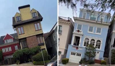 خونه های سانفرانسیسکو که کج هستن؛ مهندسی هوشمندانه منازل این شهر بخاطر شیب تند
