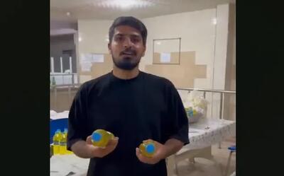  شربت خنک دانشجویی با پیام‌ خاص در خیابان کشوردوست + فیلم