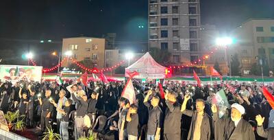  تداوم میدان داری پر شور کرمانی‌ها در شب‌های مقاومت +فیلم
