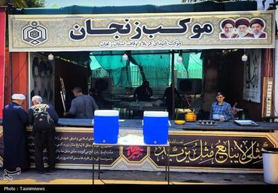 آغاز خدماترسانی موکب شهدای کربلا زنجان در مرز خسروی - تسنیم