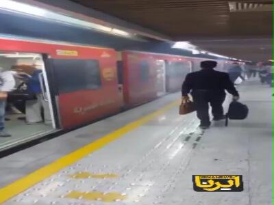 دودگرفتگی در مترو تهران