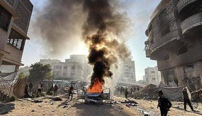 شهادت دو مقام امنیتی فلسطین در حمله هوایی اسرائیل به خودرویی در دیرالبلح