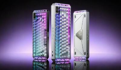  کیبورد گیمینگ لنوو Legion R7 RT75 با نمایشگر TFT و کلیدهای مگنتی معرفی شد