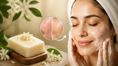 صابون بهار نارنج برای جوش صورت؛ فواید و روش استفاده صحیح