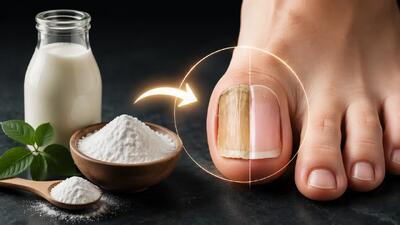 شیر و جوش شیرین برای قارچ ناخن؛ روش استفاده و تاثیر آن چیست؟