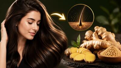 زنجبیل برای ریزش مو؛ آیا واقعا به تقویت و رشد مو کمک می کند
