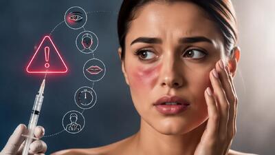  عوارض تزریق فیلر چیست؟ علائم خطر و زمان مراجعه به پزشک