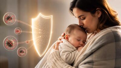  سرما خوردم چیکار کنم نوزادم نگیره؟ جلوگیری از سرما خوردگی نوزاد از مادر