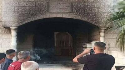 دومین مسجد در کرانه باختری توسط شهرکنشینان به آتش کشیده شد
