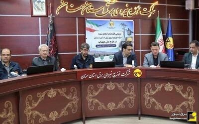 ارزیابی عملکرد طرح ملی مهتاب در شرکت توزیع برق سمنان
