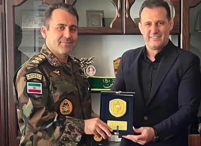  دیدار رئیس فدراسیون جودو با مدیرعامل باشگاه نیروی زمینی