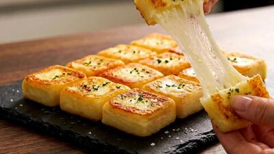 طرز تهیه لقمه های سیب زمینی و پنیر کره ای