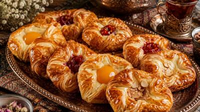  طرز تهیه شیرینی دانمارکی با خمیر هزارلا آماده؛ شیرینی بازاری در کمترین زمان