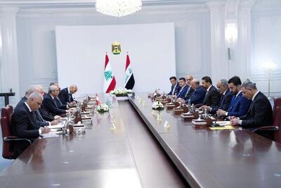 نخست وزیر لبنان با همتای عراقی خود دیدار و گفتگو کرد