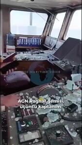 ویدئو؛ حمله روسیه به کشتی باری ترکیه در دریای سیاه
