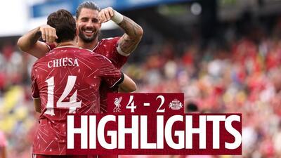  خلاصه بازی لیورپول 4-2 ساندرلند