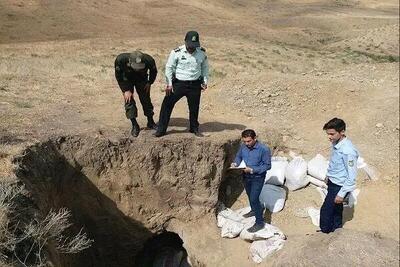 شناسایی و دستگیری 7 حفار غیرمجاز در شهرستان فراهان