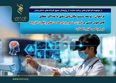 فراخوان توسعه سیستم مکانیابی دقیق واقعیت افزوده در جراحی مغز و اعصاب
