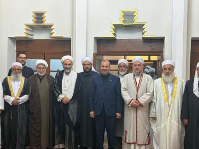  دیدار سفیر ایران در عراق  با جمعی از علمای اهل سنت ایران در بغداد