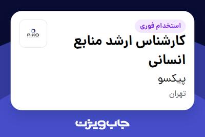  استخدام کارشناس ارشد منابع انسانی در پیکسو