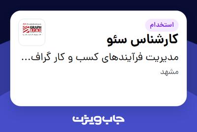 استخدام کارشناس سئو در مدیریت فرآیندهای کسب و کار گراف(Graph Bpms)