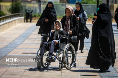  ۹۱ نفر از معلولان آذربایجان‌شرقی در مسیر حرم مطهر امام رضا(ع)