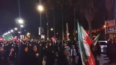  تدواوم حضور و ایستادگی  مردم ماسال در میدان