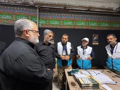 بازدید استاندار تهران از خدمترسانی به زائرین اربعین در نجف اشرف
